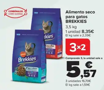 Carrefour BREKKIES Alimento seco para gatos oferta
