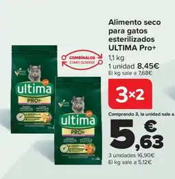 Carrefour ULTIMA Pro+ Alimento seco para gatos esterilizados oferta