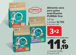 Carrefour PURINA One Alimento seco para gatos esterilizados oferta