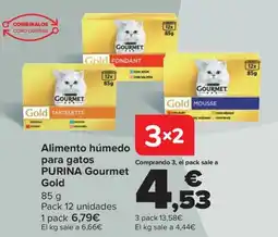 Carrefour PURINA Gourmet Alimento húmedo para gatos oferta