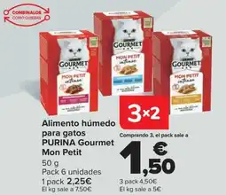 Carrefour PURINA Gourmet Alimento húmedo para gatos oferta