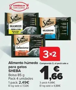 Carrefour SHEBA Alimento húmedo para gatos oferta