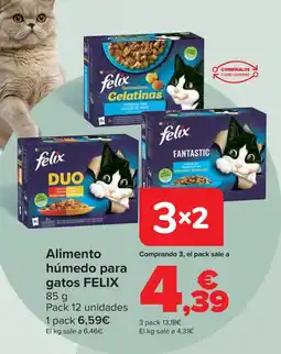 Carrefour FELIX Alimento húmedo para gatos oferta