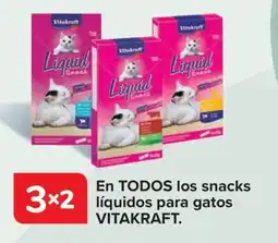 Carrefour VITAKRAFT En todos los snacks líquidos para gatos oferta