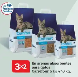 Carrefour En arenas absorbentes para gatos Carrefour oferta