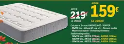 E.Leclerc Colchón a 2 caras unique mod. supper oferta