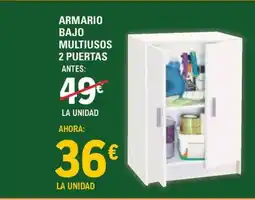 E.Leclerc Armario bajo multiusos 2 puertas oferta
