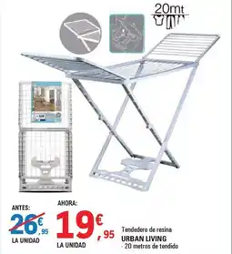 E.Leclerc URBAN LIVING Tendedero de resina oferta