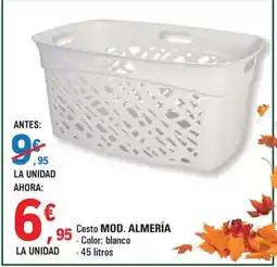 E.Leclerc Cesto mod. almería oferta