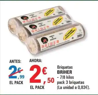 E.Leclerc BRIHER Briquetas oferta