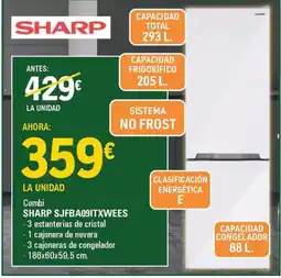 E.Leclerc SHARP Combi SJFBA091TXWEES oferta