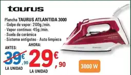 E.Leclerc TAURUS Plancha ATLANTIDA 3000 oferta