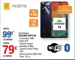 E.Leclerc REALME Smartphone note 60 oferta