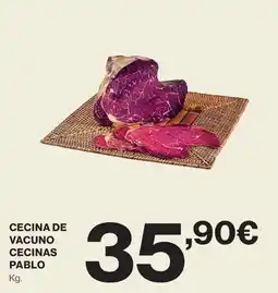 Hipercor Cecina de vacuno cecinas pablo oferta