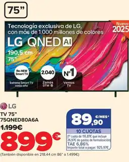 Carrefour LG Tv 75" 75QNED80A6A oferta