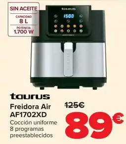 Carrefour TAURUS Freidora Air AF1702XD oferta