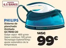 Carrefour PHILIPS Sistema de planchado ilimitado GC7840/20 oferta