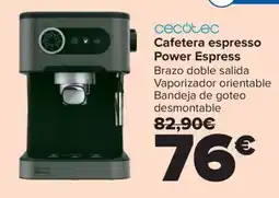 Carrefour CECOTEC Cafetera espresso Power Espress oferta