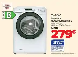 Carrefour CANDY Lavadora HCU2102DWB4/1-S oferta