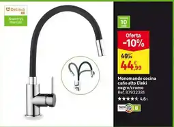 Leroy Merlin Home - monmande cocina cana alto negro/cromo oferta
