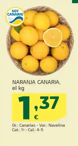 HiperDino Naranja canaria oferta