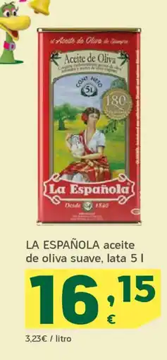 HiperDino LA ESPAÑOLA aceite de oliva suave oferta