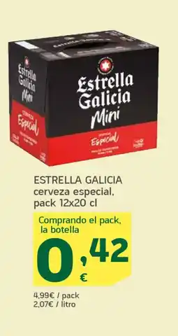 HiperDino ESTRELLA GALICIA cerveza especial oferta
