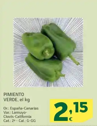 Pimiento verde