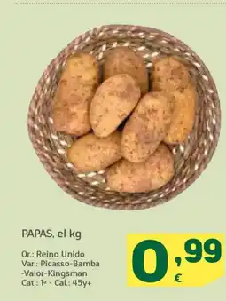 HiperDino Papas oferta