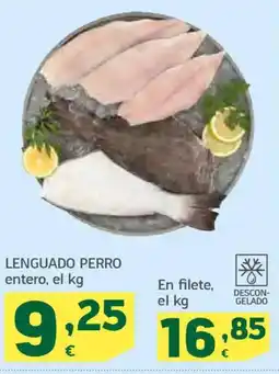 HiperDino Lenguado perro entero oferta