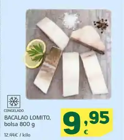 HiperDino Bacalao lomito, bolsa oferta