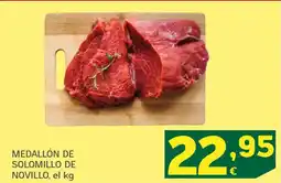 HiperDino Medallón de solomillo de novillo oferta