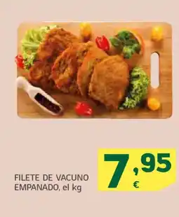 HiperDino Filete de vacuno empanado oferta