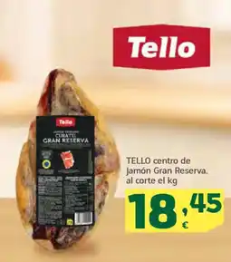 HiperDino TELLO centro de jamón Gran Reserva oferta