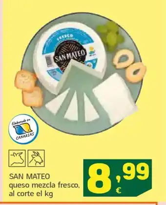HiperDino SAN MATEO queso mezcla fresco oferta