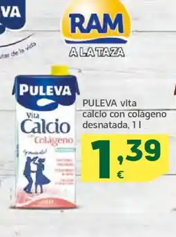 HiperDino PULEVA vita calcio con colágeno Calcio desnatada oferta