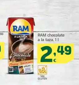 HiperDino RAM chocolate a la taza oferta