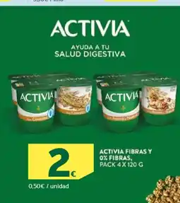 HiperDino ACTIVIA Fibras y 0% fibras oferta