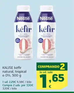 HiperDino KALISE Kéfir natural, tropical o 0% oferta