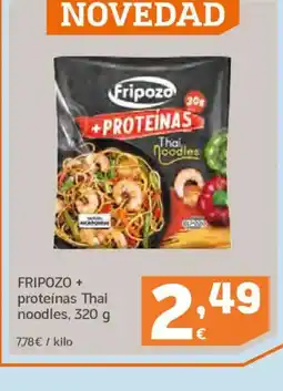 HiperDino FRIPOZO + proteínas Thai noodles oferta