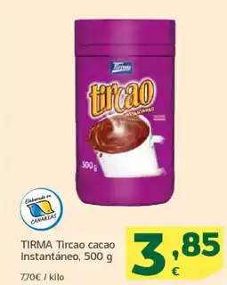 HiperDino TIRMA Tircao cacao instantáneo oferta