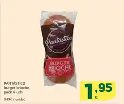 HiperDino PANTÁSTICO burger brioche oferta