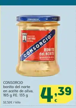 HiperDino CONSORCIO bonito del norte en aceite de oliva oferta