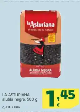 HiperDino LA ASTURIANA alubia negra oferta