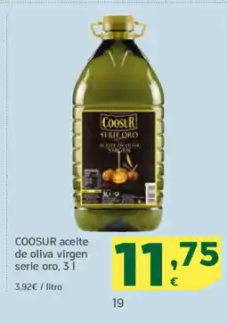 HiperDino COOSUR aceite de oliva virgen serie oro oferta