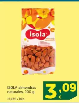 HiperDino ISOLA almendras naturales oferta