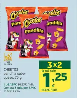 HiperDino CHEETOS pandilla sabor queso oferta