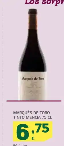 HiperDino MARQUÉS DE TORO TINTO MENCÍA oferta