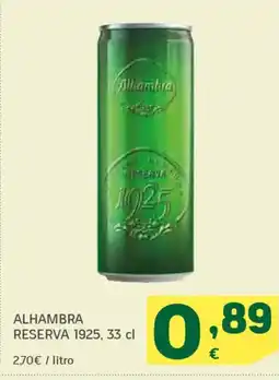 HiperDino ALHAMBRA RESERVA 1925 oferta