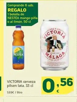 HiperDino VICTORIA cerveza pilsen lata oferta